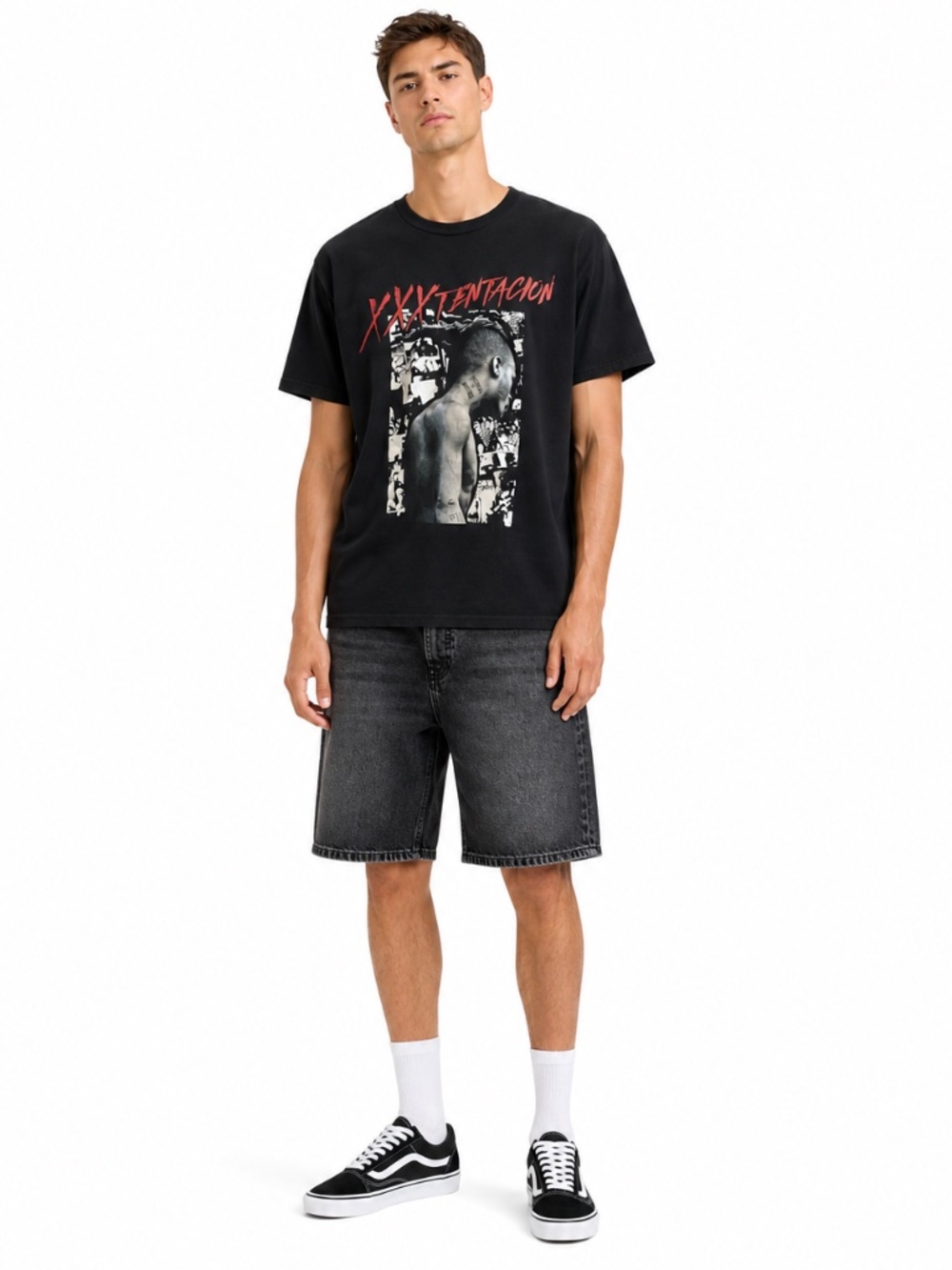 XXXTENTACION Black Graphic T-Shirt – Size Medium Fair Condition